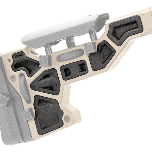 MDT Rubber Dampeners reduserer vibrasjoner, gir raskere stabilisering og bedre presisjon. Enkel montering uten verktøy for en jevnere skyteopplevelse.